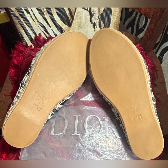 Christian Dior Logo Espadrilles: USED - Picture 4 of 12